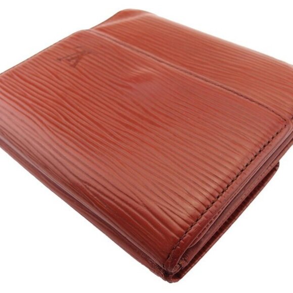 LOUIS VUITTON W Hook Wallet Epi Epi Leather Authentic Used - Picture 4 of 10